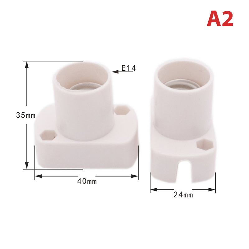 Mini Schraube Lampensockel E12 E14 E17 Supporto Lampenfassung Glühbirne Sockel Halter Adapter: Black