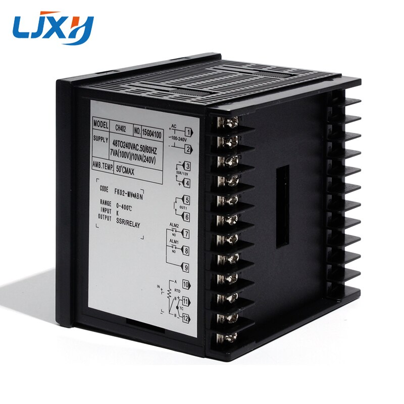CH902 LCD Digital PID Intelligent Temperature Controller 48-240V AC Dual Output SSR and Relay Two Relay Output