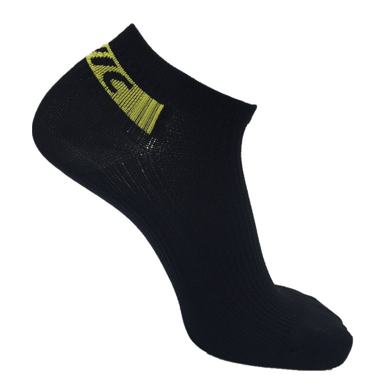 Mannen Vrouwen Professionele Korte Sokken Fietsen Sokken Ademend Outdoor Oefening Sport Sokken Compressie Athletic Rijden Sokken: Black
