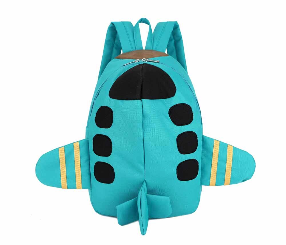 Mignon enfant bambin Schoo sacs avion sac à dos maternelle enfants filles garçons cartable 3d dessin animé Animal sac Mochila Mujer # T2G: Bleu ciel