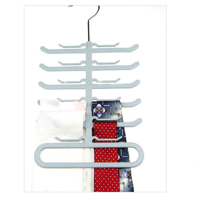 Cravate écharpe foulards cintre porte-vêtements anti-dérapant poisson squelette stockage Rack ceinture écharpe cravates cintre support organisateur