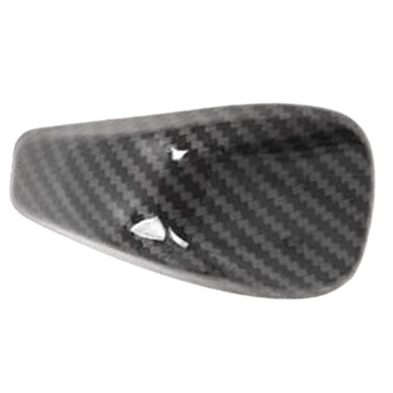 Car Gear Shift Knob Head Cover Sticker Interior Car Styling Accessories ABS Carbon Fiber Black for Subaru Forester