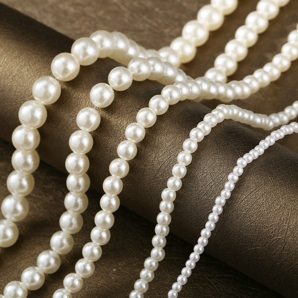 DIEZI Vintage Simple Imitation Pearl Short Collar Necklace Statement Choker Necklaces For Women Jewelry