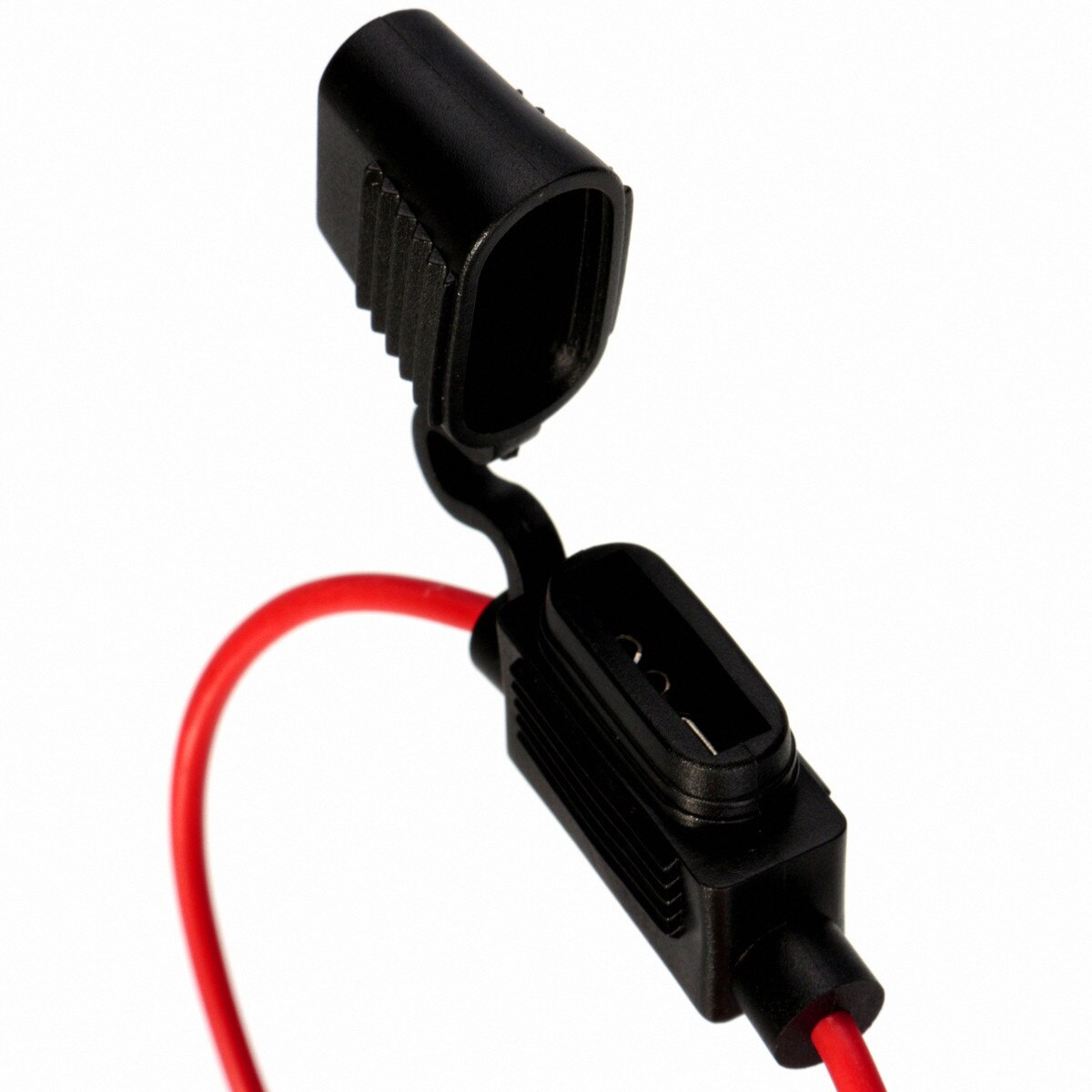 5Pcs 12V 30A Medium Car Fuse Holder Water-resistant Waterproof Automotive Fuse Holder With Cover Inline Blade Fuse Holder Auto