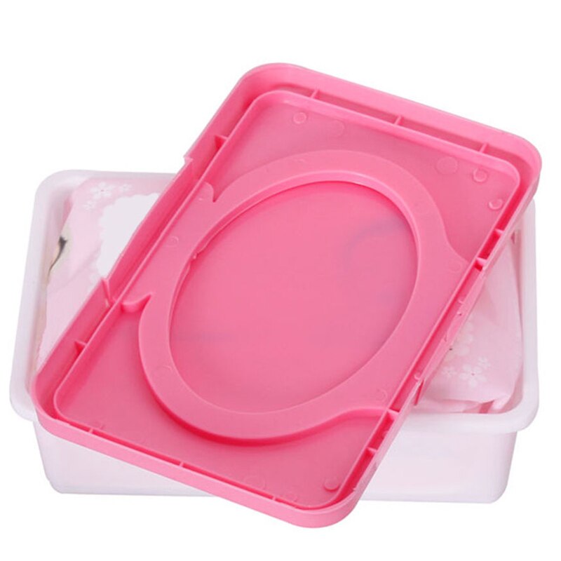 1pc 80 Sheets Dry Wet Tissue Paper Box Stroller Portable Plastic Baby Wipes Napkin Press Tissue Case Holder Container Baby Care