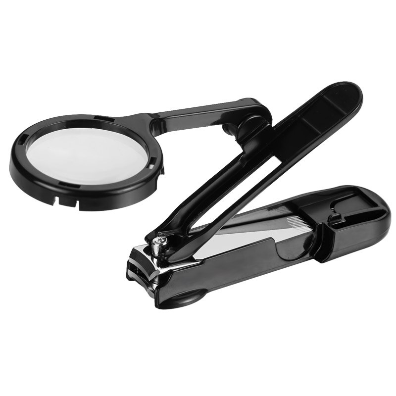 1 PC Big Size Nail Clippers Stainless Steel Pedicure Nail Scissors With Magnifier Manicure Nail Cutter