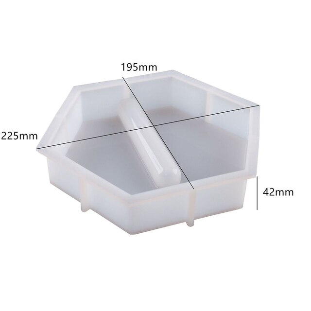 Flower Pot Hydroponic Cylinder Epoxy Resin Mold Test Tube Vase Silicone Bracket Silicone Mould DIY Crafts Jewelry Decor Tools: Style C1