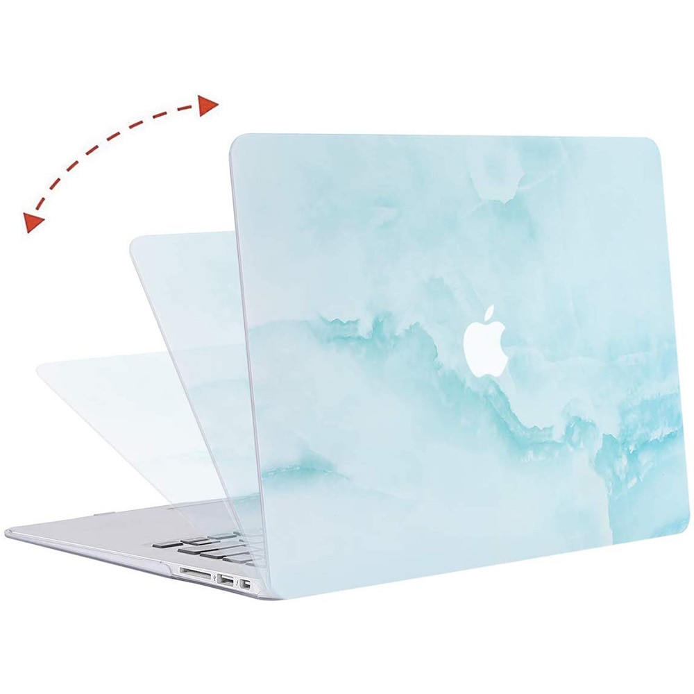 Mosiso laptophoes voor macbook air 13 inch,  a1466 a1369 + siliconen toetsenbordhoes + schermfolie + opbergtas