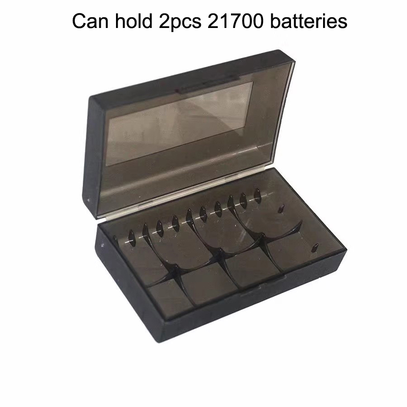 Caja de almacenamiento de batería 21700, 1 sección/2 secciones/4 secciones/8 secciones, caja de protección de almacenamiento de batería 20700: Azul