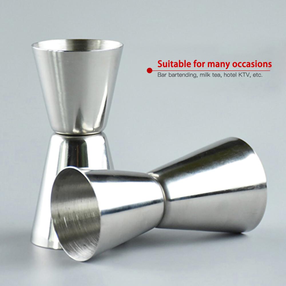 15/30ML Double Sided Cocktail Liquor Stainless Steel Measuring Cup 0.5oz/1oz Bartender Drink Mixer Jigger Shot Bar Measure 30P