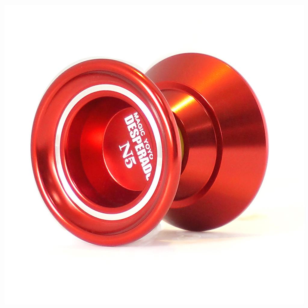 Unresponsive YOYO N5 Alloy Yo-yo for 1A 3A 5A String Trick Play - Red