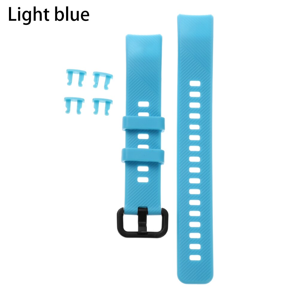MIIQNUS 1PC Sport Armband ersatz Bunte Klassische Silikon Uhr Band Armband Armband Armband Für Huawei Honor Band 4: light blue