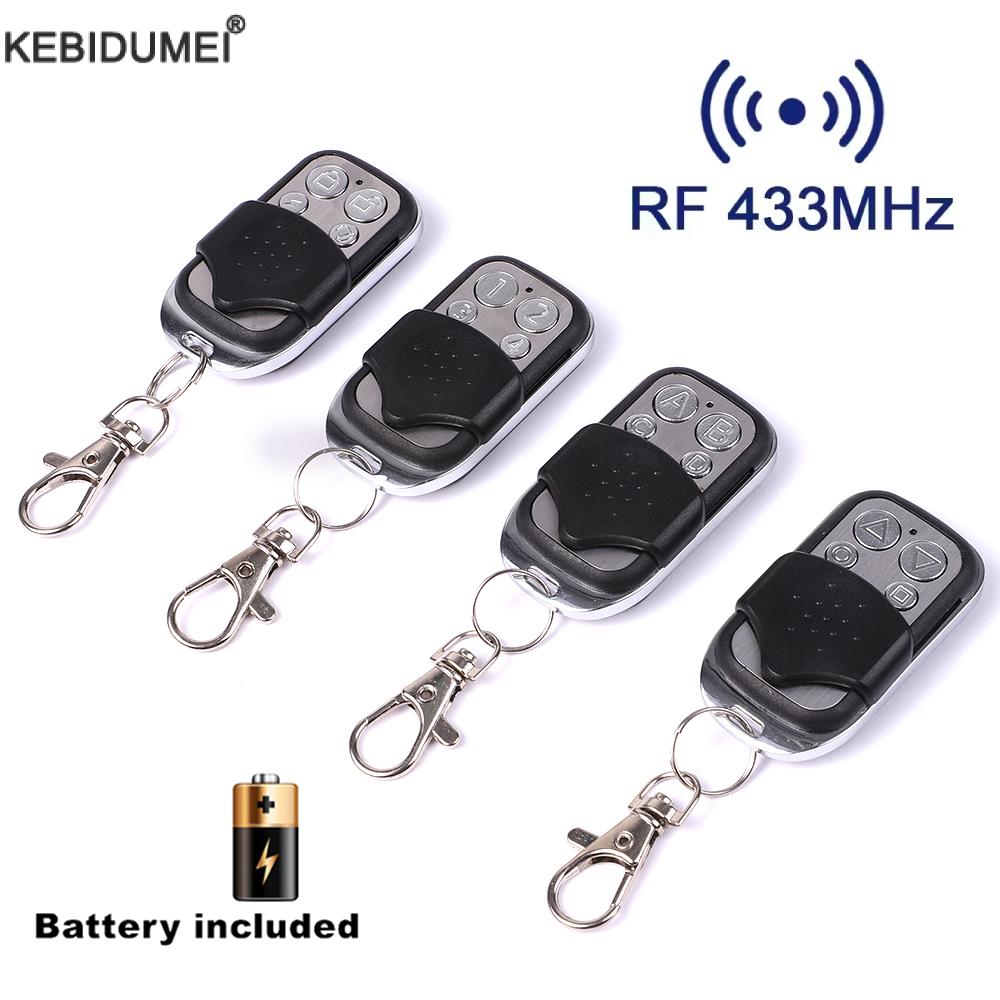 433 mhz fjernkontroll klon kloning kode 4 knapper 433.92 mhz elektrisk garasjeportåpner duplikator kopi fjernkontroll
