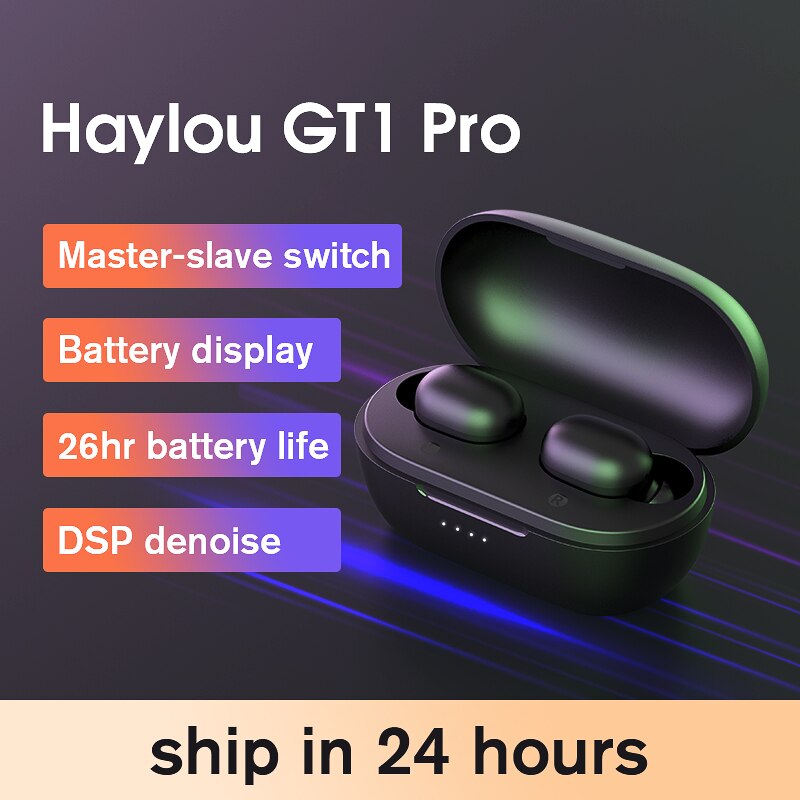 Haylou GT1/GT1 PRO/GT2S/T15 kablosuz Bluetooth kulaklık, HD stereo ses TWS kablosuz kulaklıklar, düşük gecikme oyun kulaklığı: GT1 PRO