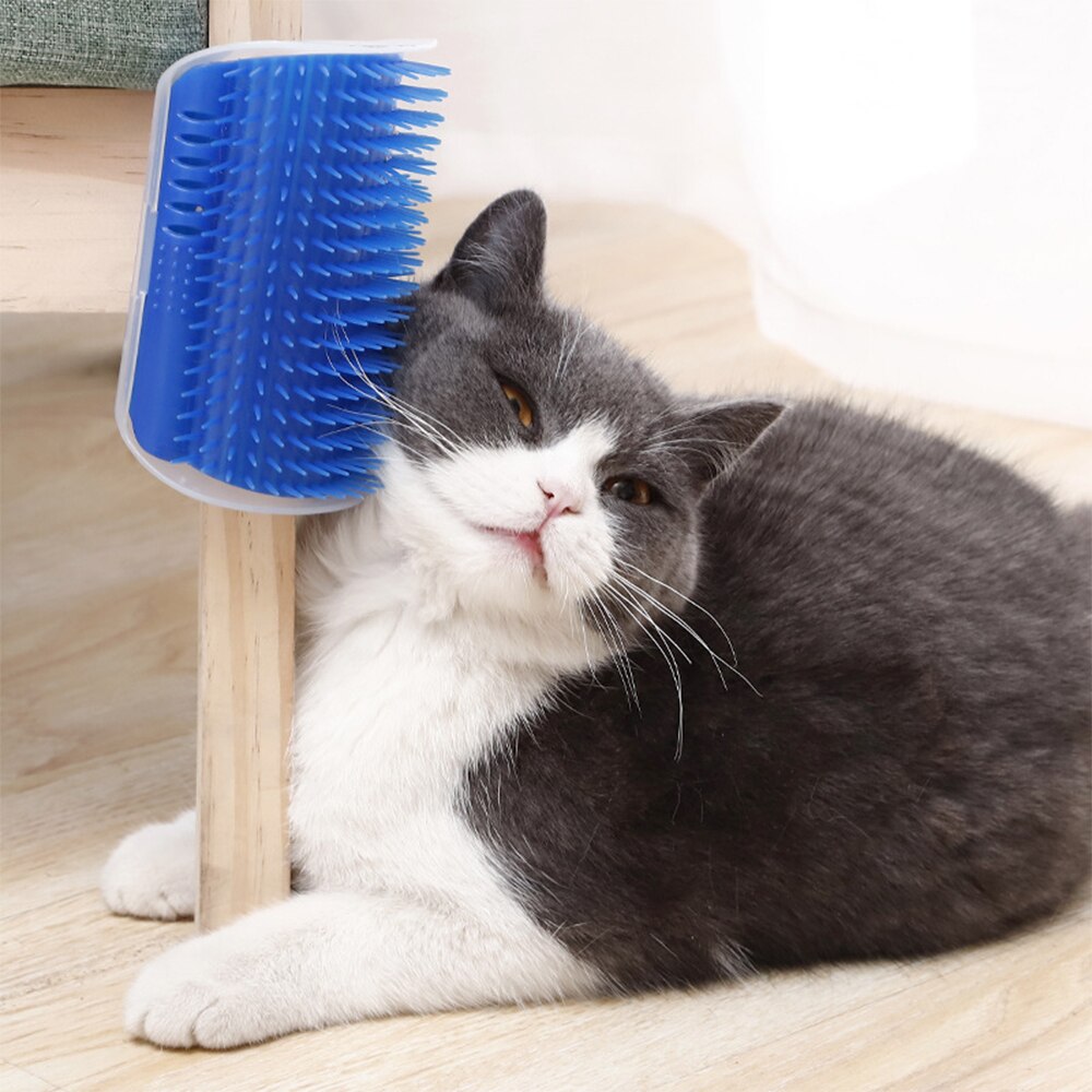 Zelftrimmer voor katten, borstel, verzorgingsproducten voor huisdieren, ontharingskam voor katten, hondenhaar, trimmen, massagehoekapparaat voor katten