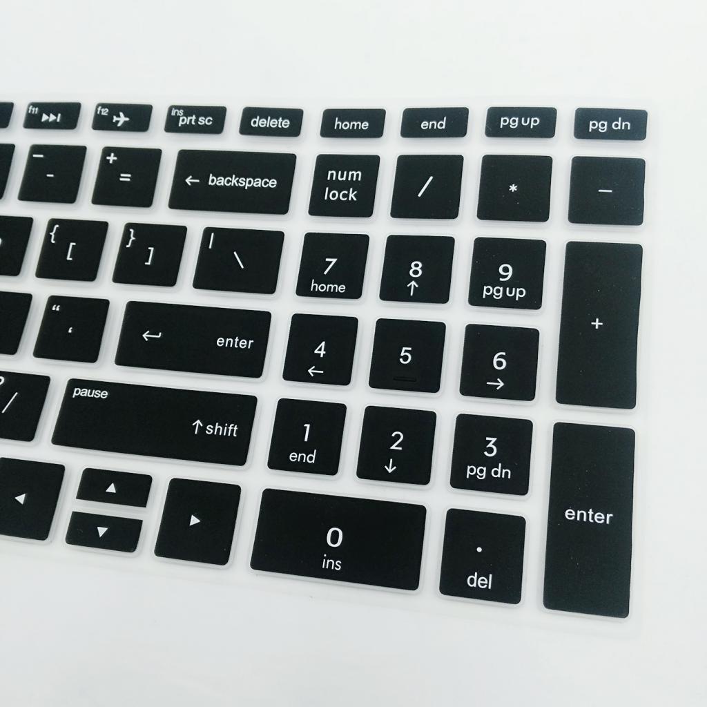 2Pcs Durable Anti-Dust Keyboard Cover Soft Silicone Skin Film For HP 15.6 inch BF