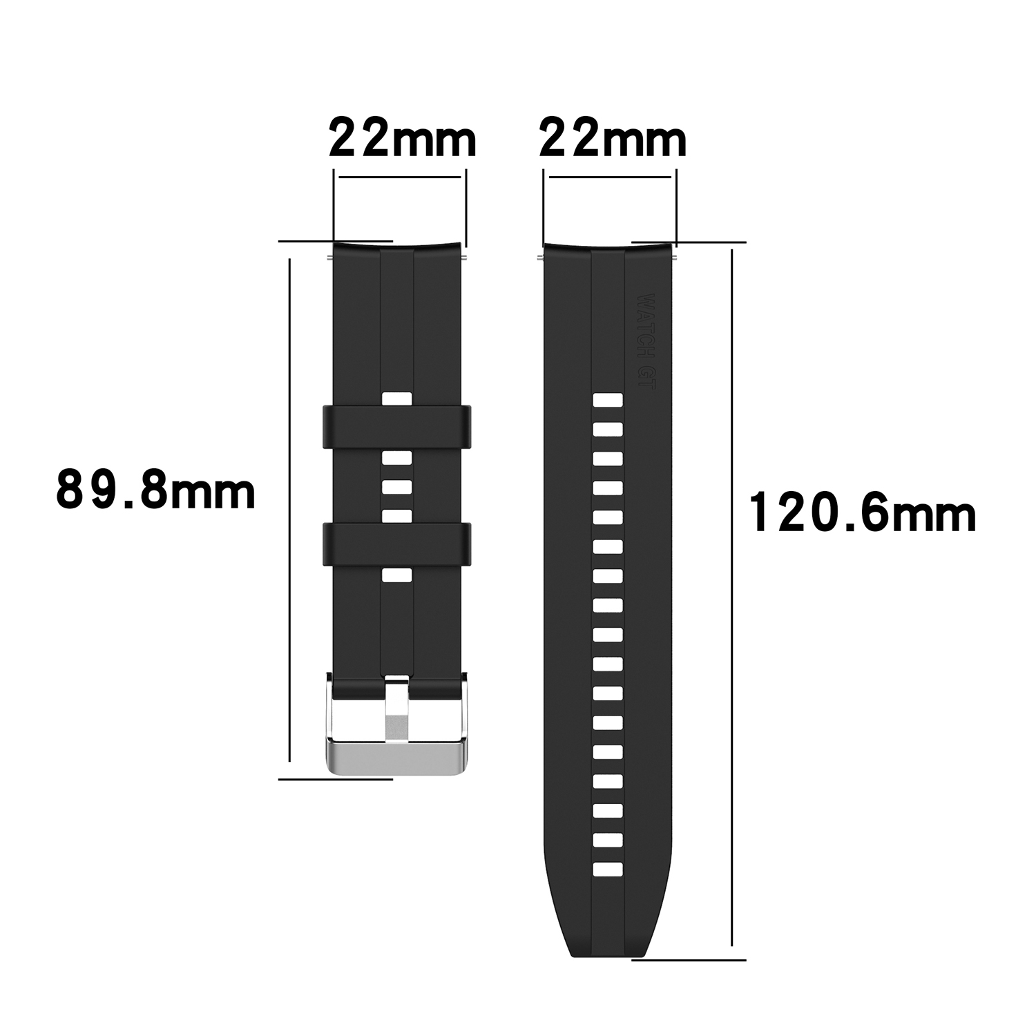 Bracelet en Silicone de 22mm pour Huawei Watch GT2 Pro GT3, 46mm, pour Huawei Honor Magic 2 46mm