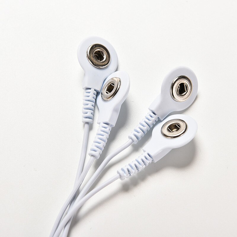 Elektrodijohdot liitäntäkaapelit digitaaliseen tens-hoitokoneeseen hierontalaitteen elektrodijohto pistoke 2.5mm 4- -suuntainen