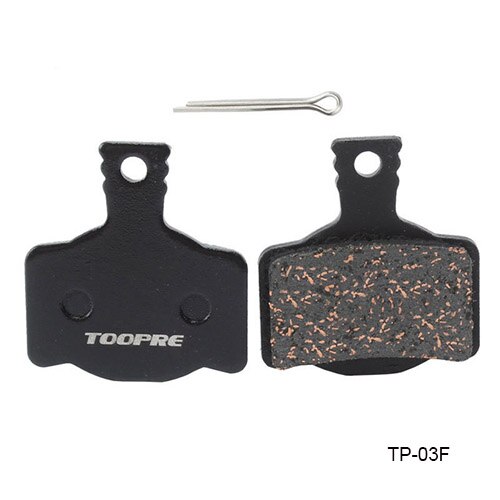 TOOPRE-pastillas de freno de disco para bicicleta de montaña, fibra de cobre semimetálica para Shimano M446 355 395 BB5 SRAM AVID HAYES Magura ZOON: Negro