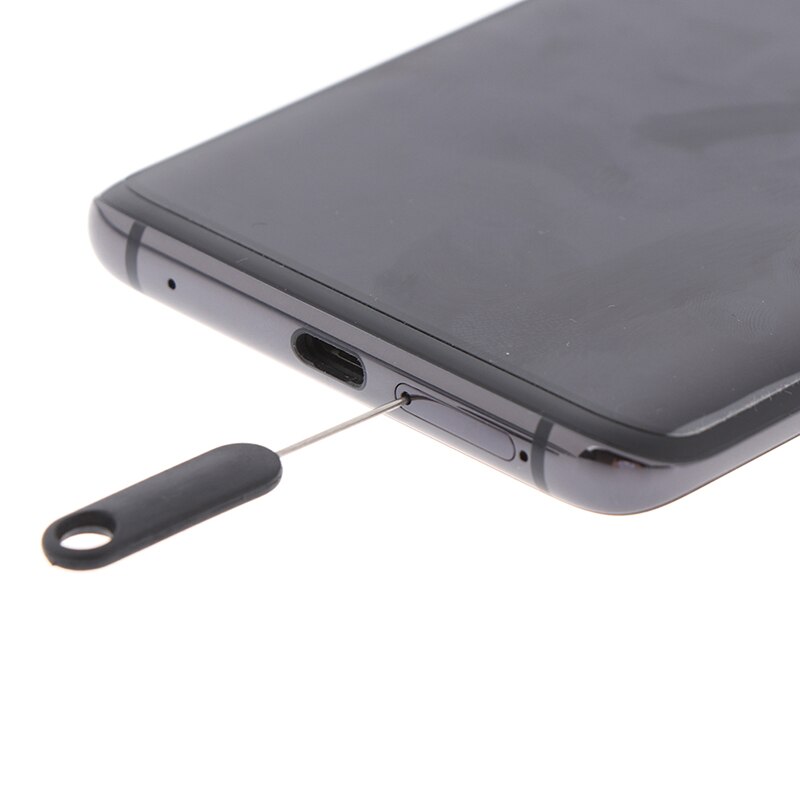 10Pcs Universele Sim Kaart Lade Pin Uitwerpen Verwijderen Naald Opener Ejector voor Smartphones Tabletten Zwart