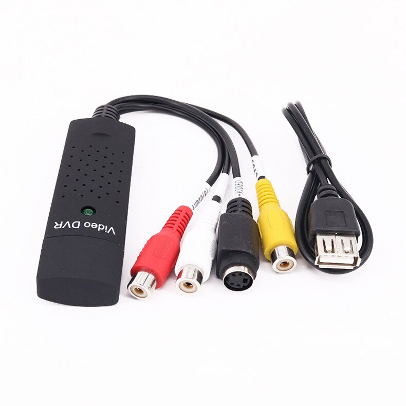 HYBON Einfach Deckel Video DVR USB 2.0 TV DVD VHS DVR Erfassen Adapter Einfacher Kappe USB Video zu erfassen Gerät für Sieg7 /8/10/XP/Aussicht