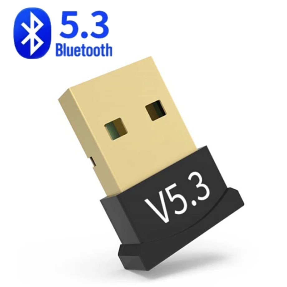 USB Bluetooth 5.3 Adapter for PC Laptop Computer Wireless Dongle Bluetooth Adapter Support Mouse Keyboard Windows 7/8.1/10/11: Default Title