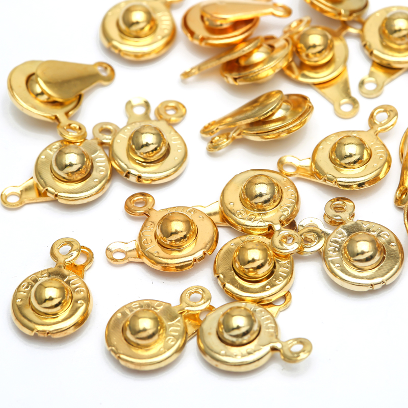 30 Sets 15X8 Mm Snap Sluitingen Voor Armbanden Ketting Sieraden Maken Sluiting Haken Connector Charms Diy Accessoires