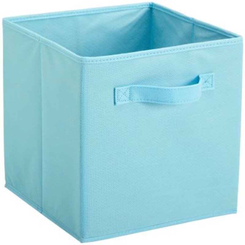 Non-Woven Fabric Dust-Proof Clothes Storage Bin Folding Cabinet Storage Box with Handle Home Office Closet Organizer Container