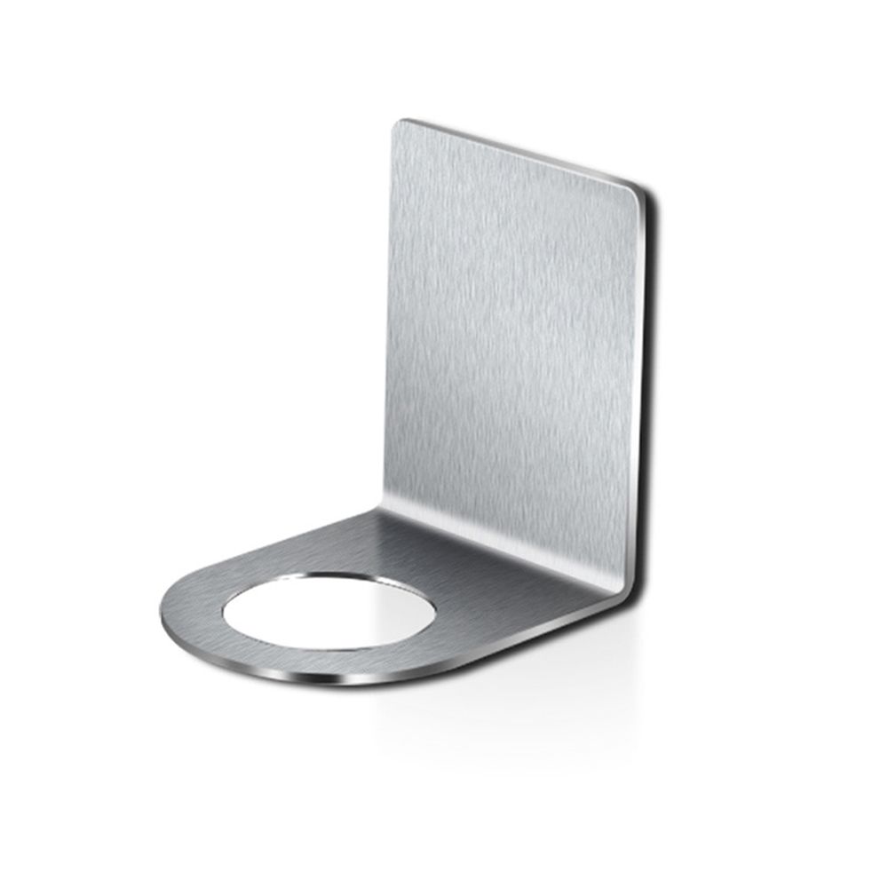 Soporte de pared para botella de jabón, gancho de Metal sin perforaciones, colgador de botellas de acero inoxidable, suministros de cocina sin huellas, , 1 unidad