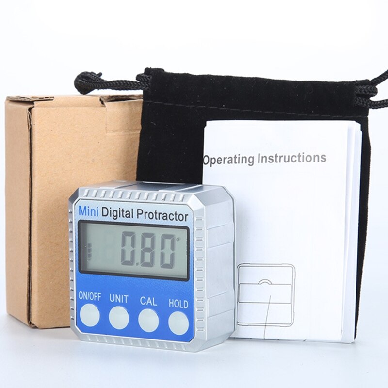 Universal Bevel Angle 360 Degree Mini Electronic Digital Protractor Inclinometer