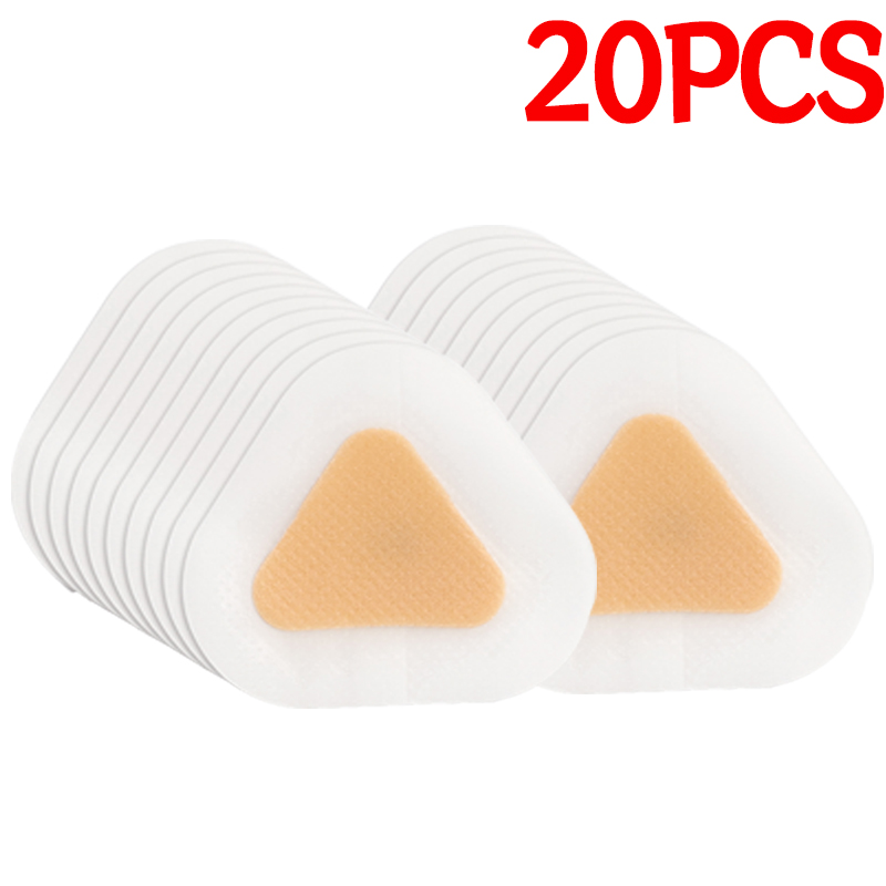100PCS Schmerzen Relief Gel Ferse Schutz Fuß Patches Klebstoff Blister Pads Hydrokolloid Ferse Liner Schuhe Aufkleber Gips Fuß Pflege: Burgunderrot