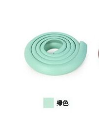 Edge &amp; Corner Guards 2M de longitud ángulo forma Escritorio de espuma esquina edgeBaby Kid escritorio estante niños borde cojines Protector: Green