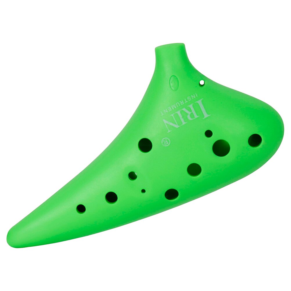 12 Gaten C Ocarina Muziekinstrument Met Opbergtas Abs Materiaal Ocarina Klassieke Ocarina Alto C Abs Ocarina Voor Beginner: green