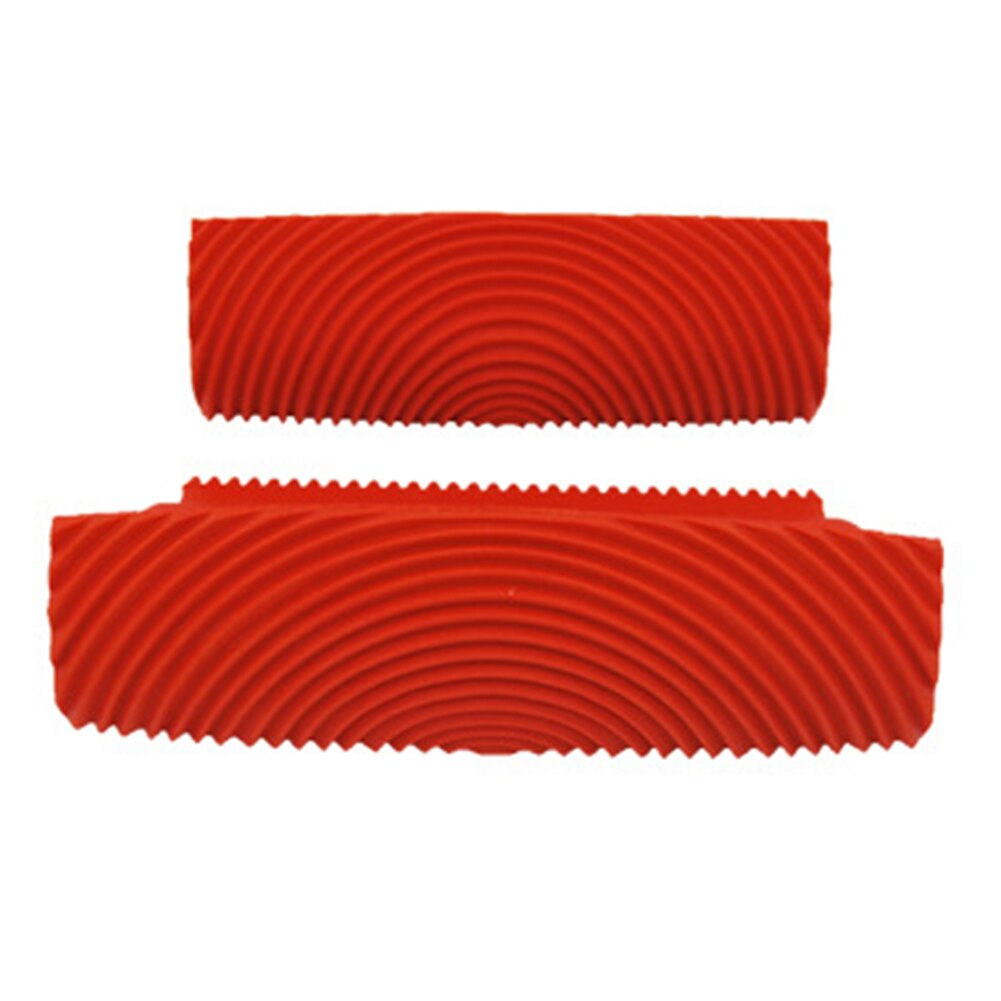 2 Pcs Wall Paint Runner Roller Brushes Wall Texture Art Painting Embossing Tool Classic Household Wall Decorative DIY Tools Set