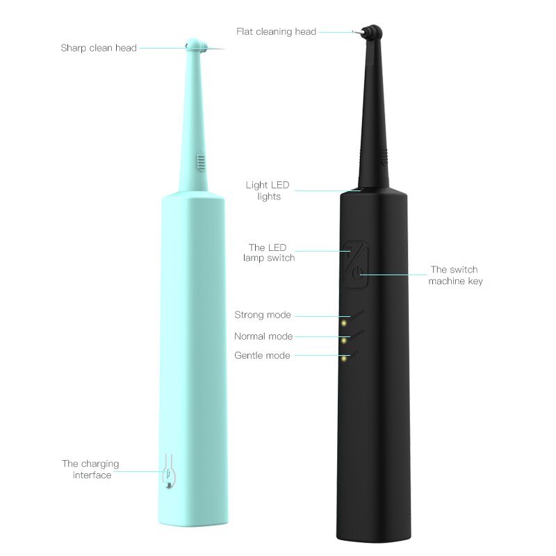 Bærbar elektrisk sonic oral irrigator til tandblegning af tandrensningsværktøj tandrenser tandstensfjerner rengøringsværktøjer