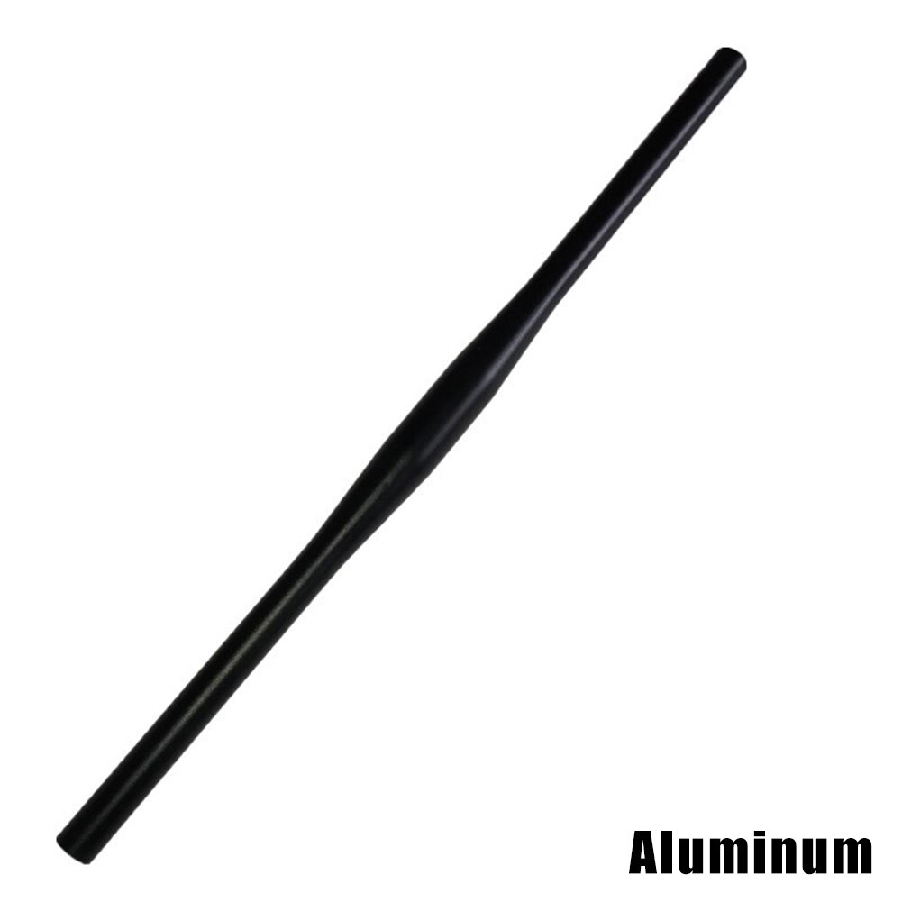 , barra elevadora de bicicleta de Manillar de bicicleta de montaña de aleación de aluminio, Extra larga y duradera N66: Negro