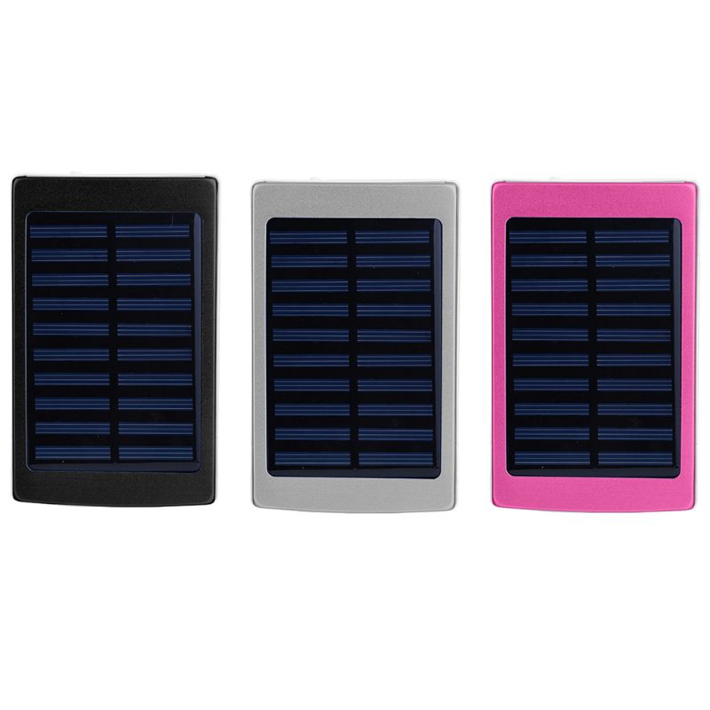 scatola DIY potenza Banca - 10000mAh - Supporto 5x Batterie 18650 - Uscita 5V 1A/2.1A - Caricatore Solare