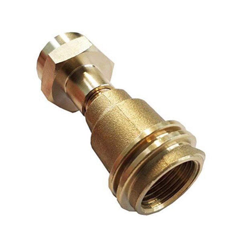 Earth Star 1LB QCC1 Connection Propane Gas Bottle Refill Adapter Camping Grill Stove Tank Coupler Connector