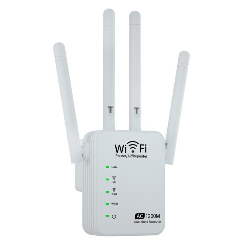 1200M Wireless Wifi Repeater Wifi Range Repeater Wifi Signal Amplifier 5G Router Extender AP Repeater Router In Home Office