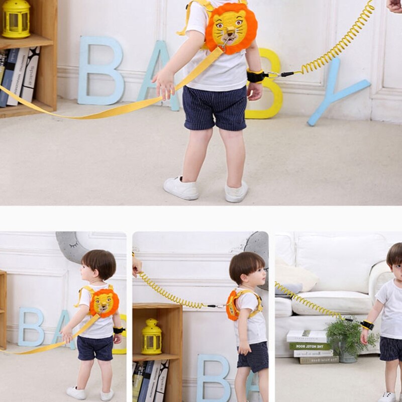 Baby Anti-Verloren Met Rugzak Pu Staal Elastische Kinderen Trekkabel Kind Anti-Verloren Riem Kindje Touw Kinderen peuter Met Een