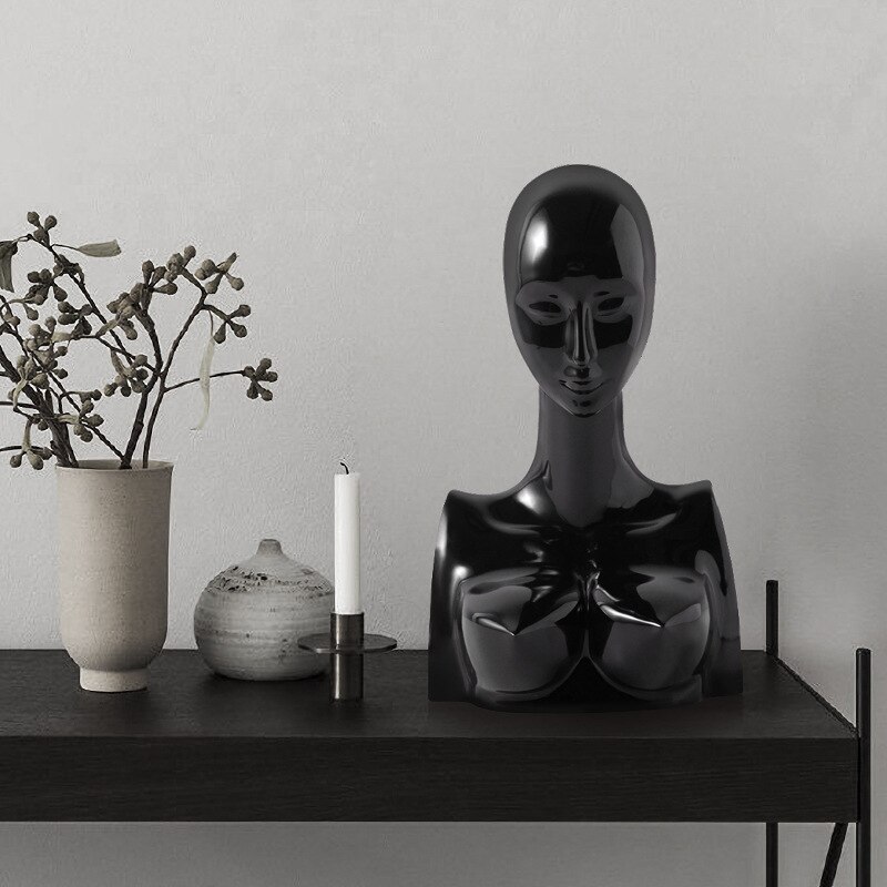 Ceramic Figure Decoration Nordic Abstract Art Model Room Photographer Props Decoration Figure Sculpture