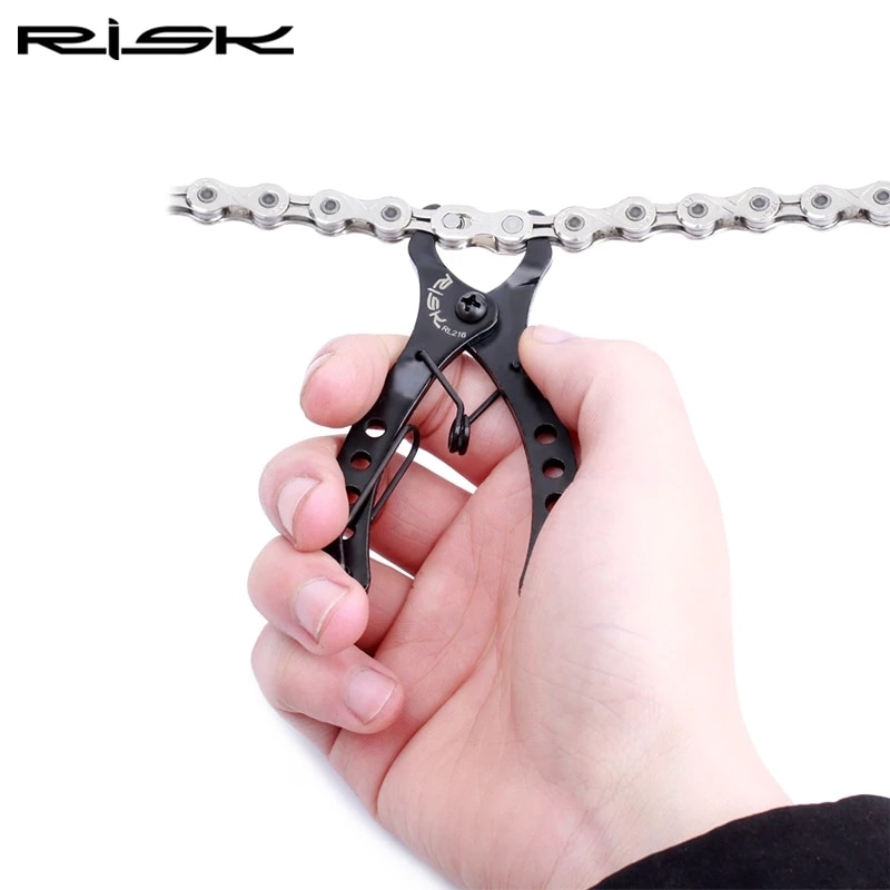 RISK-Alicates de eslabones rápidos para bicicleta de montaña, herramienta extractora de eslabones maestros, palanca de abridor de conectores, RL216