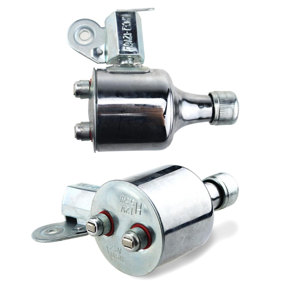 Friction Dynamo Headlight Tail Lamp Kit For Bicycles Motorized Bike 6 Watt 12 Volt