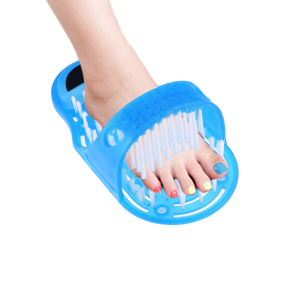 Plast bad brusebad bad fodmassage hjemmesko sko børste pimpsten skrubber fod spa bruser for at fjerne døde hud fodplejeværktøjer