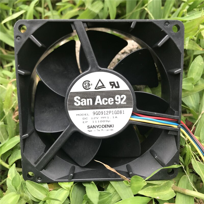 SANYO San Ace 92 9G0912P1G081 12V 1.1A 9032 9cm Supermicro Server Fan 5000rpm Double Ball Bearing air blower