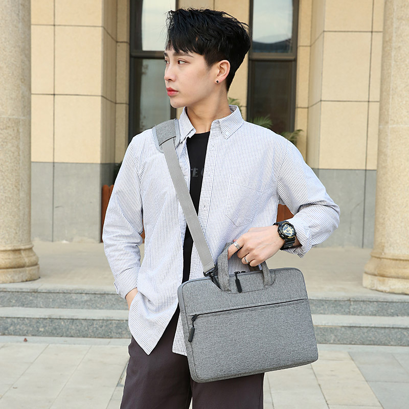 AOTTLA Handbag 16 Inch Laptop Bag Large Capacity Men's Briefcase Classic Solid Color Women's Shoulder Bag Leisure Crossbody Bags