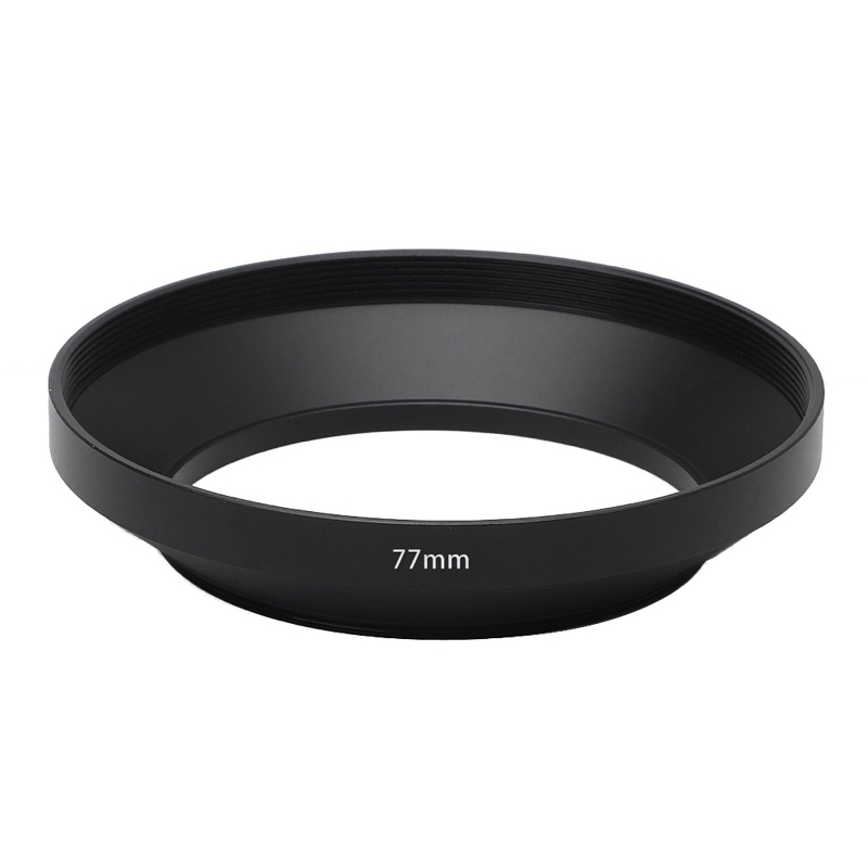 Camera Wide Screw in Mount Metal Lens Hood 39mm 40.5mm 43mm 46mm 49mm 52mm 55mm 58mm 62mm 72mm 77mm 82mm