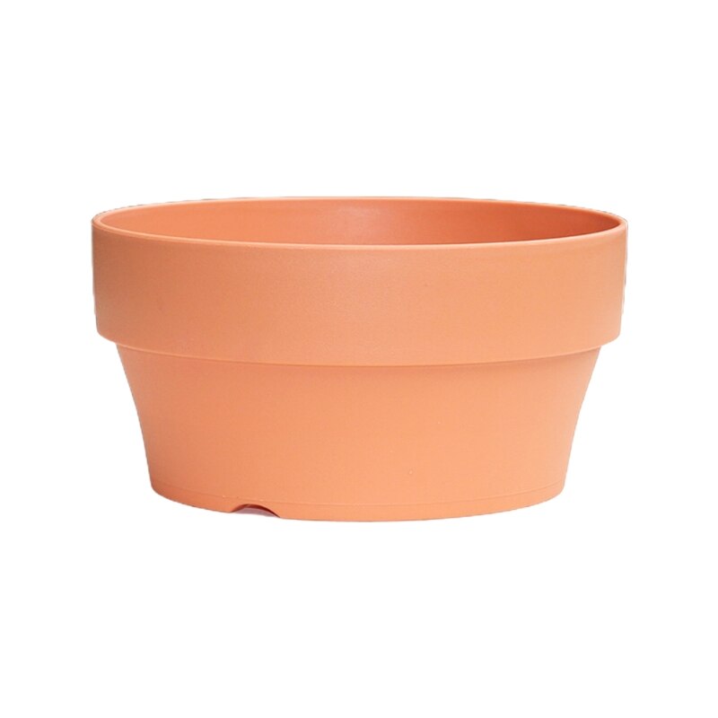 Pot Imitation terre cuite pour plantes succulentes, jardinière avec trou de Drainage, Cactus, pots bonsaï de jardin: S