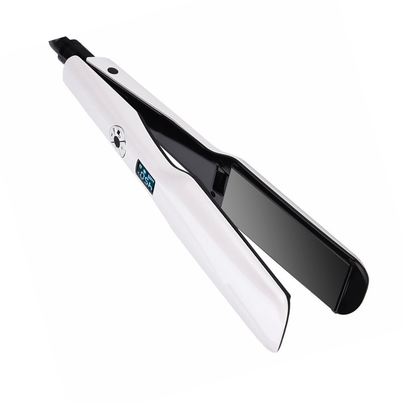 Salon Flat Iron Extra Large Nano Titanium Plate Hair Straightener Instant Heat Up Dual Voltage Flat Irons