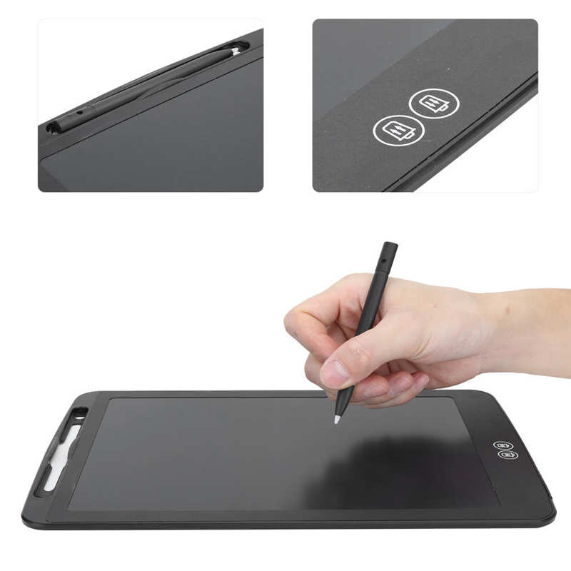 digital tablets micro usb 12in LCD Writing Tablet Split Screen Electronic Drawing Board Ruler Mouse Pad Black digital tablets